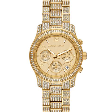 gold and turquoise watch michael kors|mk7435.